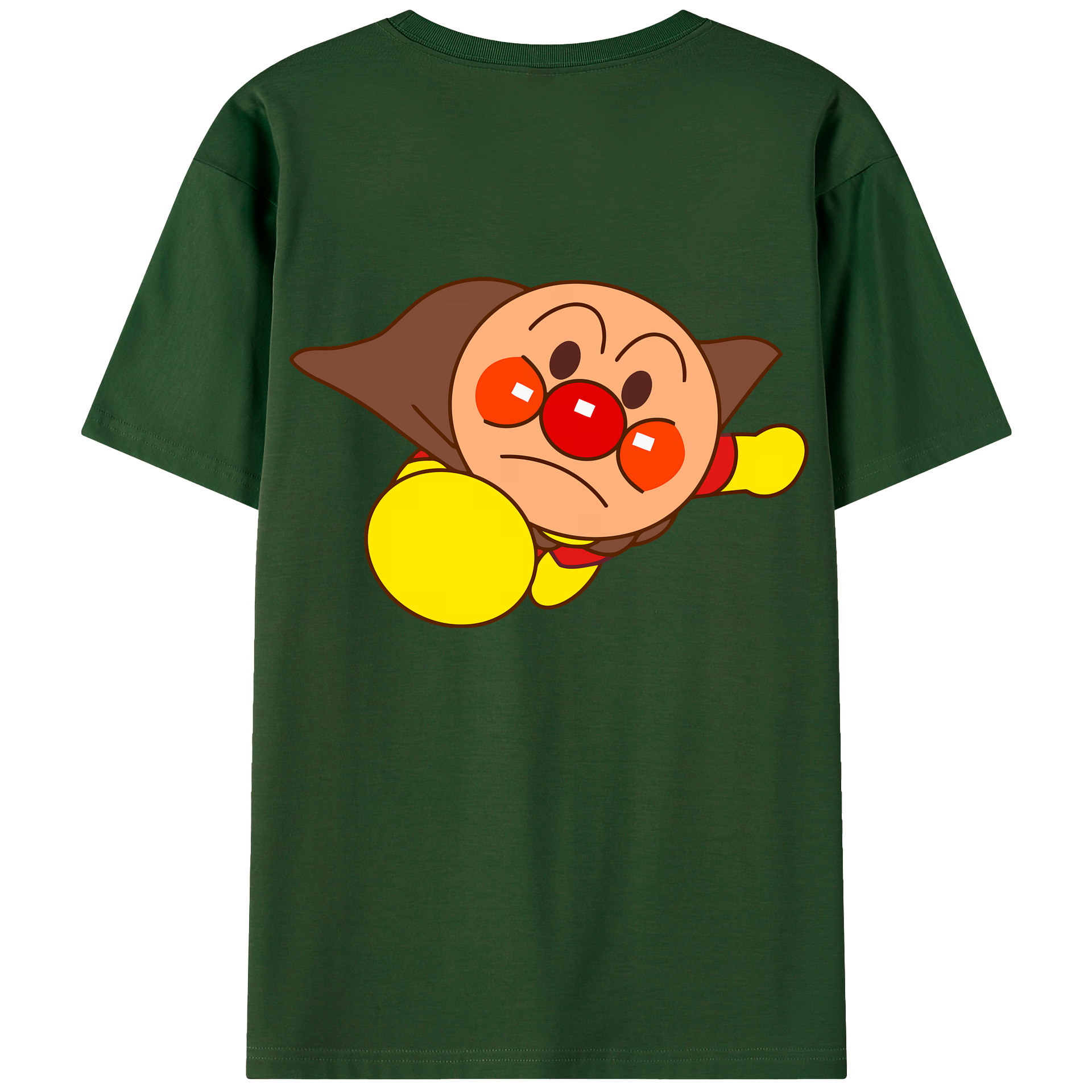 （画像用） アンパンマン Anpanman 綿100％半袖Tシャツ（背面プリント）